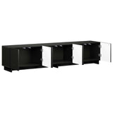 TV Stand 180 x 34.5 x 40 cm Black Engineered Wood 8011586