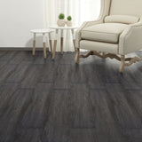 Non Self-adhesive PVC Flooring Planks 5.26 m 2 mm Black and White 245167
