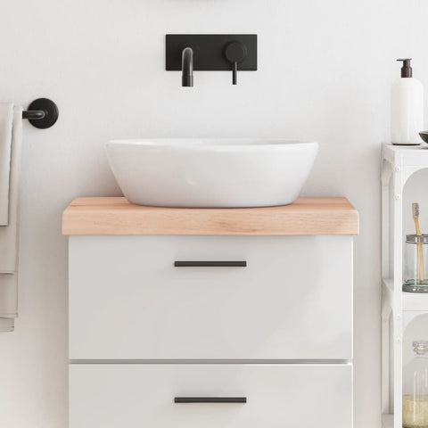 Bathroom Countertop 60x40x cm Untreated Solid Wood 3156010