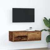 TV Cabinet Old Wood 80x31x25.5 cm Engineered Wood 861522