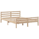 Bookcase Bed without Mattress 160x200cm Solid Wood Pine 3322267