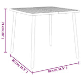Garden Dining Set Anthracite 3187988