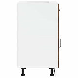 Kitchen Base Cabinet Lucca Smoked Oak Engineered Wood 853722