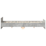 Bed Frame without Mattress Concrete Grey 180x200 cm Super King 3203771