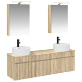 Bathroom Cabinet Set 5 pcs Sonoma Oak Engineered Wood 3406593