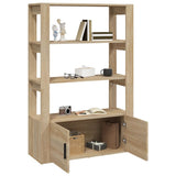 Sideboard Sonoma Oak 80x30x119.5 cm Engineered Wood 819471