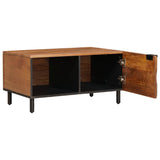 Coffee Table Brown 80 x 50 x 40 cm Solid Mango Wood 4017904