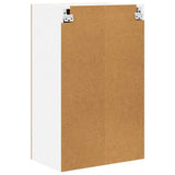 Hanging Cabinet with Door Sonoma Oak and White 50 x 31 x 80 cm 884268