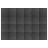 Pool Ground Mat 24 pcs Black 8.64 EVA Foam 3433276