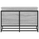 Storage Box with Lid Grey Sonoma 80x40x51.5 cm Engineered Wood 848802
