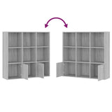 Book Cabinet Grey Sonoma 98x30x98 cm 815448