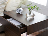 LED Nightstands Acrylic Board LED Bedside Tables for End Table with 3 Drawer Dresser for T3272P287616
