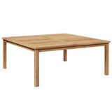 Coffee Table Brown 110 x 110 x 45 cm Solid Teak Wood 42002300