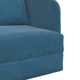 Sofa Bed Blue 65 x 80 x 83 cm Velvet 4106647