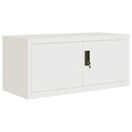 ZNTS File Cabinet White 90x40x240 cm Steel 3188315