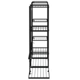 Flower Stand 94.5x25x89 cm Black Iron 343119