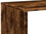 Room Divider Bookcase Smoked Oak 69.5x29x137.5 cm Engineered Wood 858025