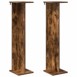 Plant Stand 2 pcs Smoked Oak 25 x 25.5 x 100.5 cm 899635