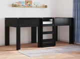 Bunk Bed for Kids Black Oak 75 x 190 cm Engineered wood 3410468