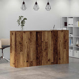 Reception Desk Old Wood 180x50x103.5 cm Engineered Wood 3324212
