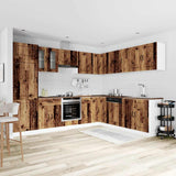 14 Piece Kitchen Cabinet Set "Kalmar" Old Wood Engineered Wood 3314979