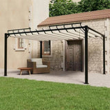 Gazebo with Louvered Roof 3x4 m Cream Fabric and Aluminium 313927