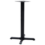 Bistro Table Leg Black 56x56x72 cm Cast Iron 325429