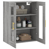 Wall Mounted Cabinet Grey Sonoma 69.5x34x90 cm 828474