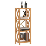 4-Tier Shelf 40x30x112 cm Solid Wood Oak 353815