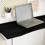 Desk Top Dark Brown 120x50x2.5 cm Solid Wood Oak Rectangular 4009029