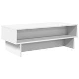 Coffee Table White 100 x 46 x 35 cm Engineered Wood 8000236