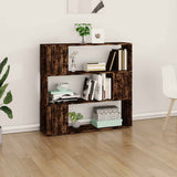 Book Cabinet/Room Divider Smoked Oak 100x24x94 cm 826647