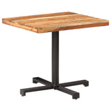 ZNTS Bistro Table Square 80x80x75 cm Solid Acacia Wood 320280