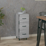 Sideboard Grey Sonoma 34.5x34x90 cm Engineered Wood 817412