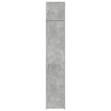 Slim Storage Cabinet Concrete Grey 40x42.5x225 cm Engineered Wood 3281276