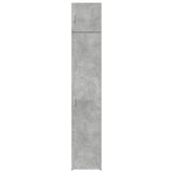 Slim Storage Cabinet Concrete Grey 40x42.5x225 cm Engineered Wood 3281276