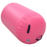 Inflatable Gymnastic Roll with Pump 100x60 cm PVC Pink 92712