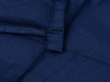 Weighted Blanket Blue 138x200 cm Single 6 kg Fabric 350736