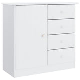 Sideboard ALTA White 77x35x73 cm Solid Wood Pine 353944