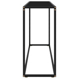 Console Table Black Tempered glass, powder-coated steel Medium 322816