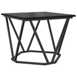 ZNTS Side Tables 2 pcs Black Oak Engineered Wood 868267