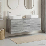 Bathroom Cabinet Set 3 pcs Grey Sonoma 49.5 x 41 x 63 cm 3405832