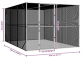 Bird Cage Anthracite 210 x 304 x 213 cm Galvanised Steel 3325161