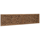 Bed Headboard Natural Solid Teak Wood 42024563