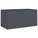 Planter Anthracite 62x30x29 cm Steel 841591