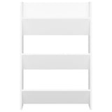 Wall Shoe Cabinets 2 pcs White 60x18x90 cm Engineered Wood 806760