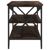 TV Cabinet Smoked Oak 100x40x50 cm Engineered Wood 825794