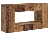 Console Table Striped Old Wood 101 x 29 x 74 cm Engineered Wood 899884