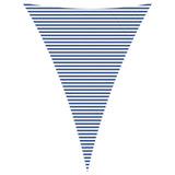 Sun Shade Sail Blue and White 5 x 7 x 7 m 100% Polyester Oxford 42031191