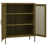 Storage Cabinet Olive Green 80x35x101.5 cm Steel 336171